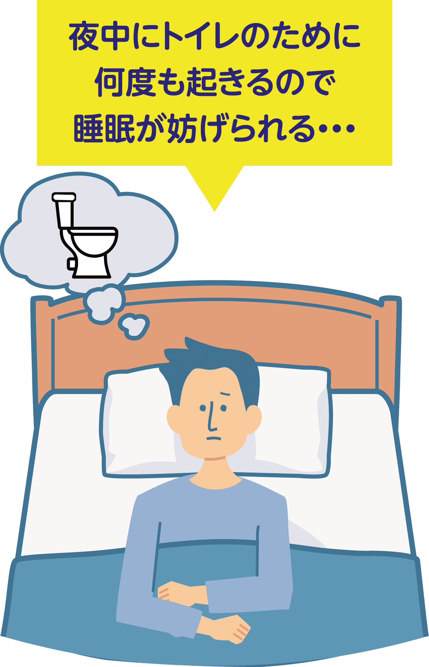 夜間頻尿で眠れない